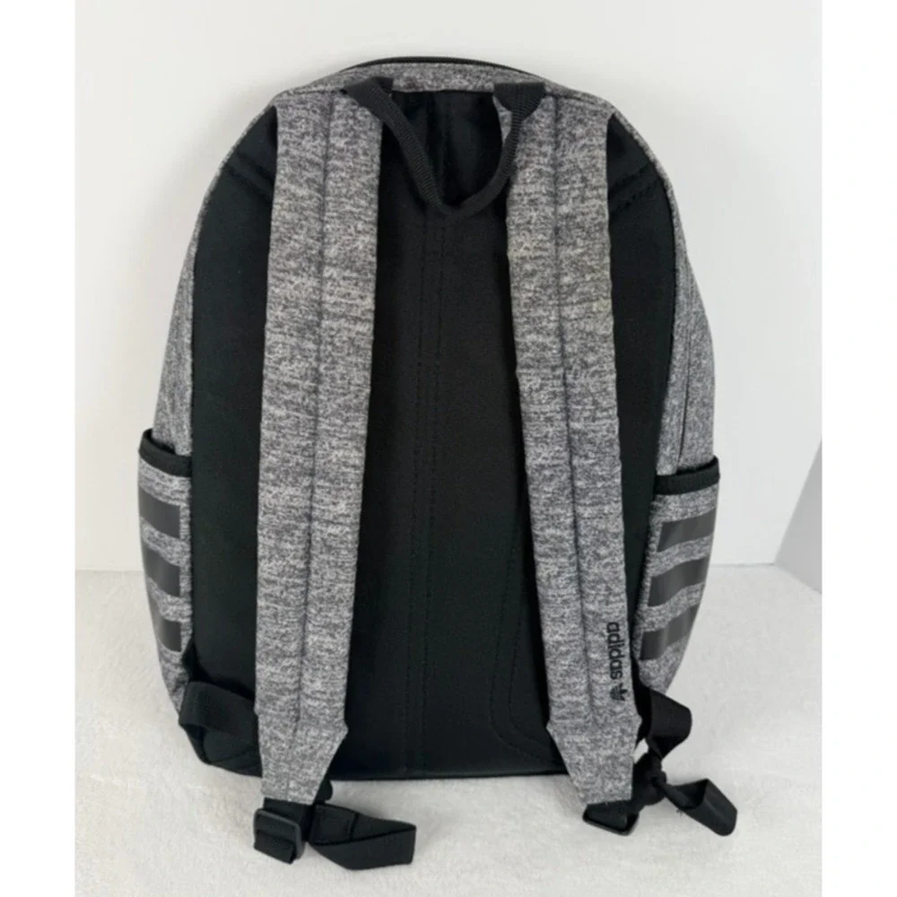 adidas Originals Trefoil Gray Heather Backpack Book Bag Laptop School Backpack